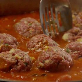 Homemade Meatballs & Sauce